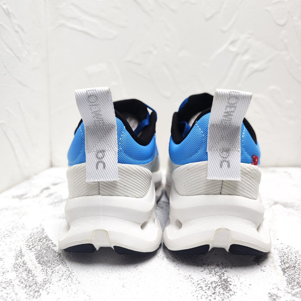 CLOUDTILT 2.0 SNEAKER COBALT BLUE MIX PALE GRAY CALFSKIN AND BREATHABLE MESH