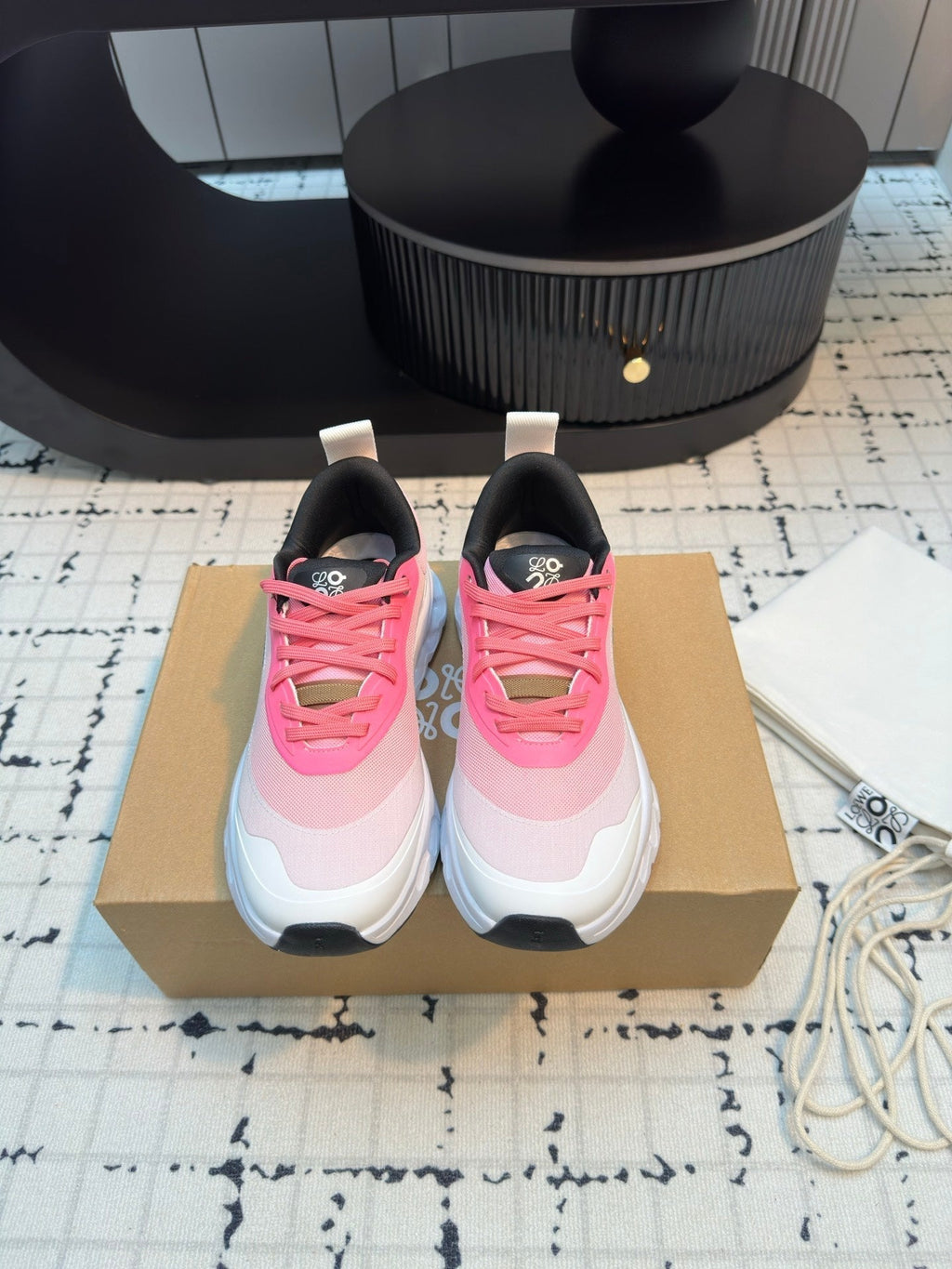 LW CLOUDTILT 2.0 SNEAKER PINK AND WHITE POLYESTER
